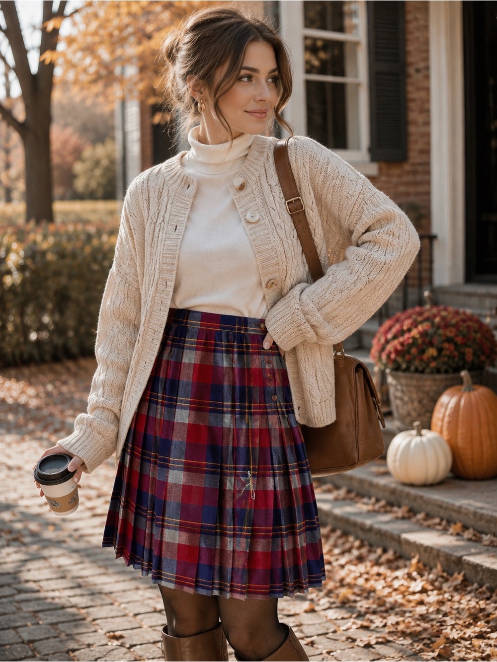Vintage Surrey Classics Kicks 100% Wool Plaid Kilt XS Made in Canada